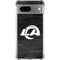 NFL Los Angeles Rams Black & White Google Pixel 7a Clear Case